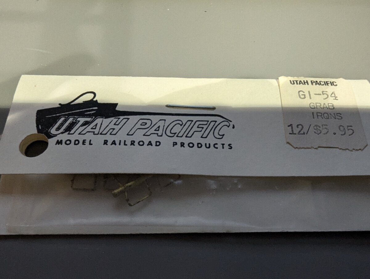 Utah Pacific Models RR Product GI-54 HO Grab Irons