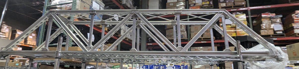 Bridgewerks G Scale Aluminum Overhead Pass Bridge 79" x 14" x 11"