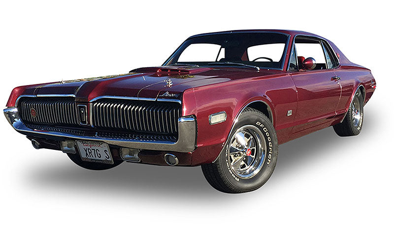 Sun Star SS-1574 1:18 Black Cherry 1968 Mercury Cougar XR7G Car
