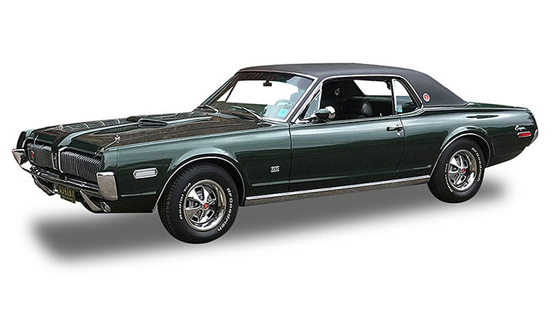 Sun Star SS-1575 1:18 Augusta Green 1968 Mercury Cougar XR7G Car