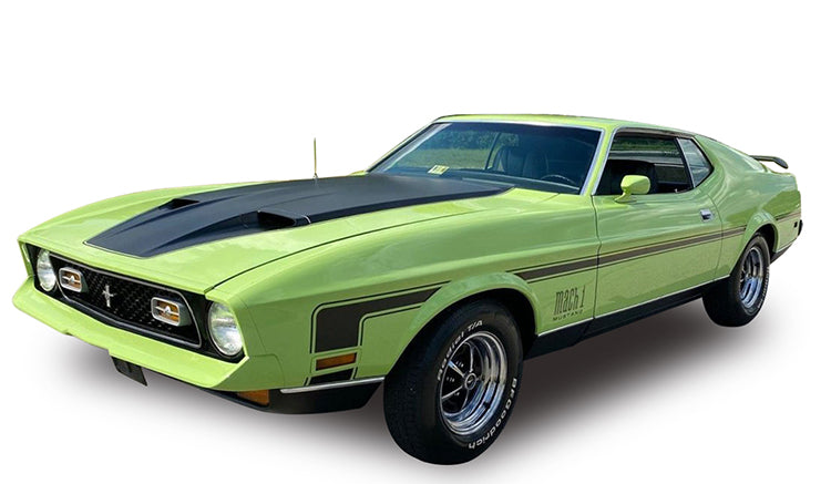 Sun Star SS-3638 1:18 Grabber Lime 1971 Ford Mustang Mach 1 Diecast Model Car