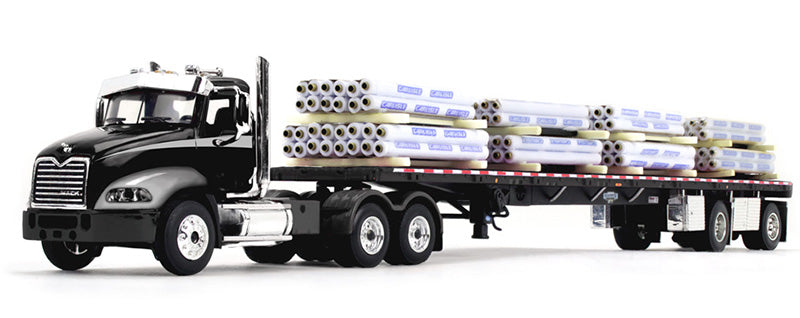 Die Cast Promotions 60-1954 1:64 Mack Pinnacle Day Cab & 53' Flatbed Trailer