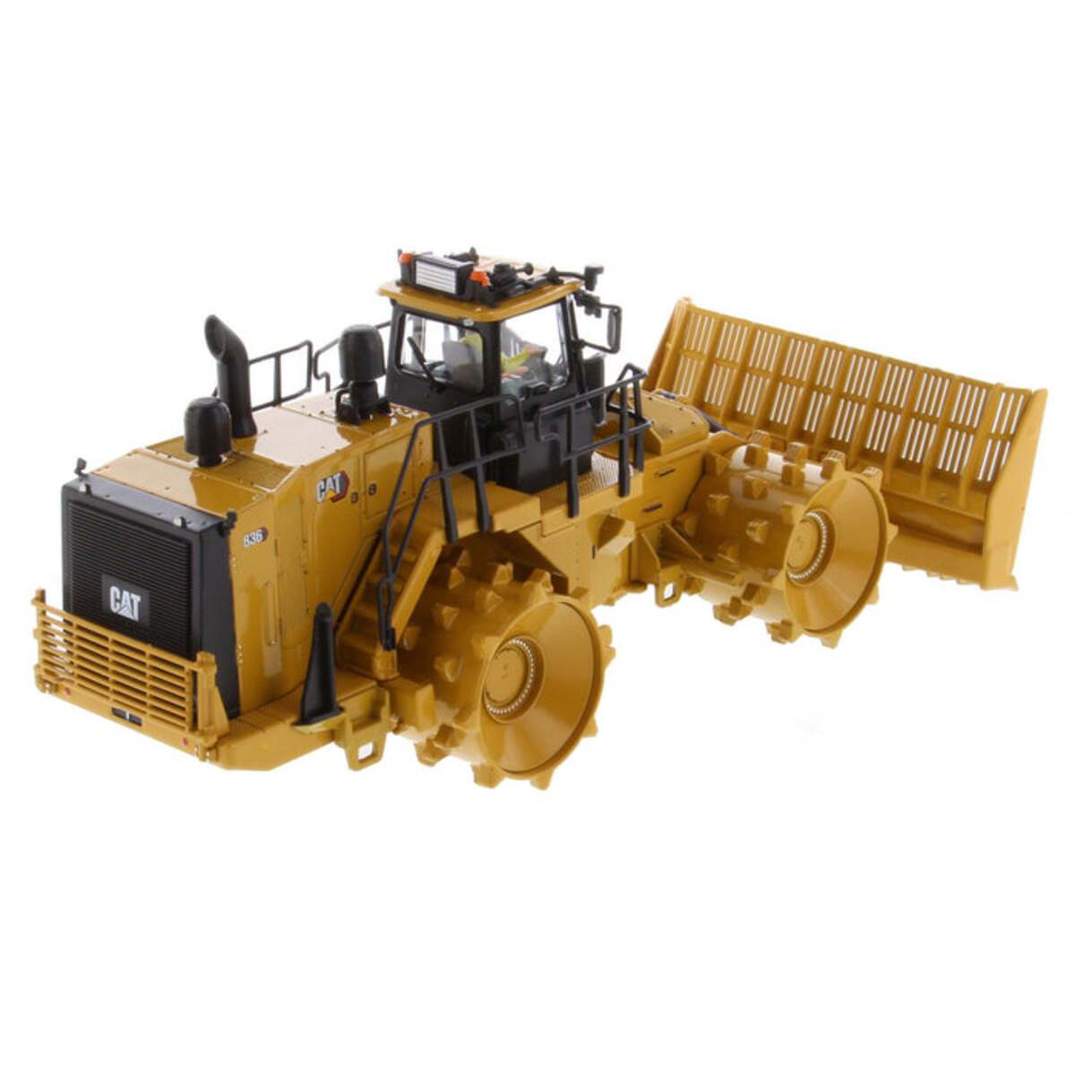 DieCast Masters 85763 1:50 Caterpillar 836 Landfill Compactor Diecast Model
