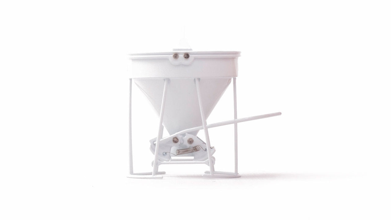 Weiss Brothers WBR002-1900 1:50 Lightweight Round-Gate Concrete Bucket