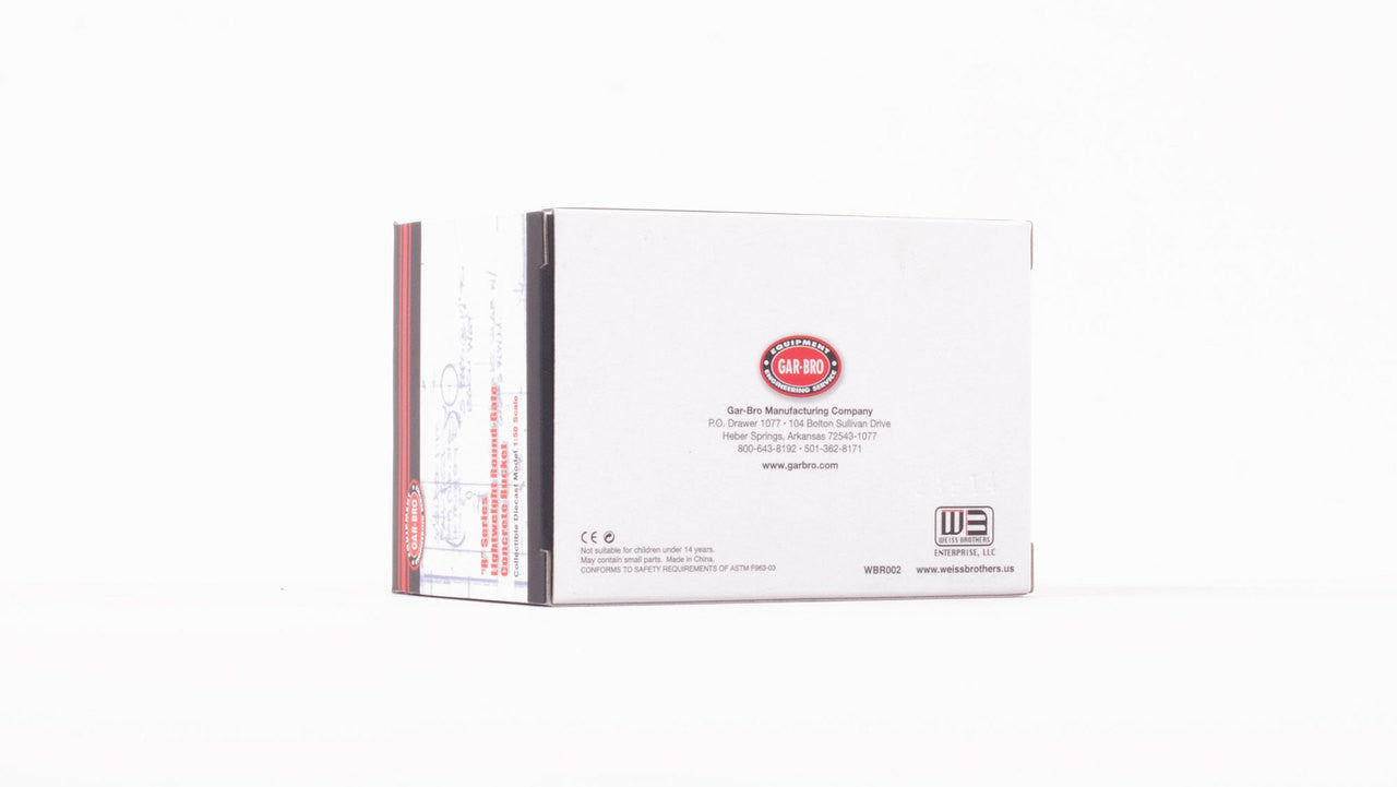 Weiss Brothers WBR002-1900 1:50 Lightweight Round-Gate Concrete Bucket