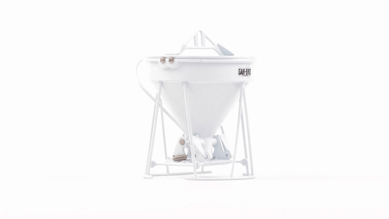 Weiss Brothers WBR002-1900 1:50 Lightweight Round-Gate Concrete Bucket