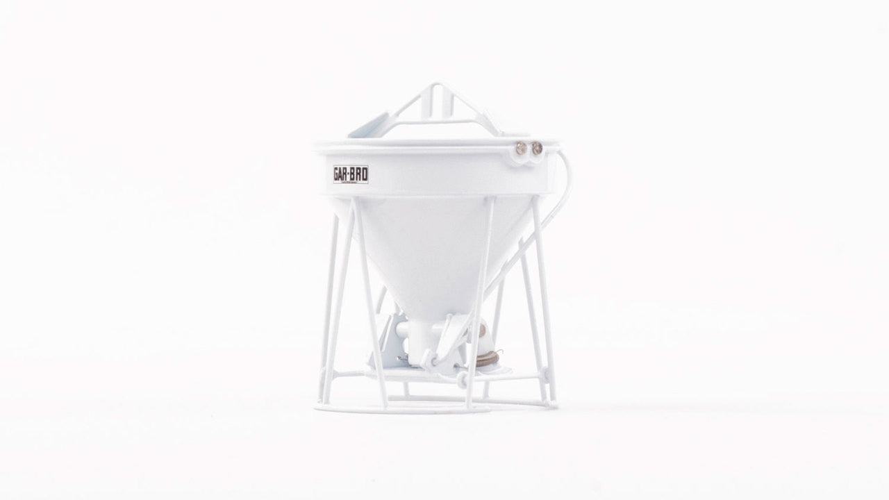 Weiss Brothers WBR002-1900 1:50 Lightweight Round-Gate Concrete Bucket