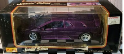 Maisto 31829 1:18 Diecast Purple 1995 Lamborghini Jota – Trainz