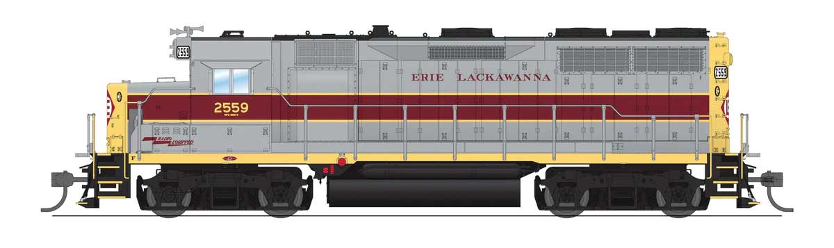 Broadway Limited 8942 HO Erie-Lackawanna GP35 Diesel Locomotive Sound/DCC #2559