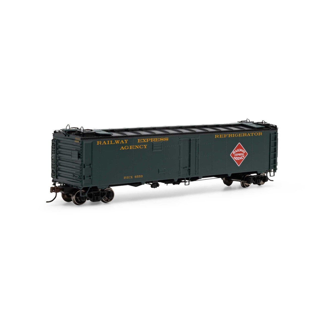 Athearn 50030 HO Railway Express Agency REA 50' Ice Bunker Reefer #6540