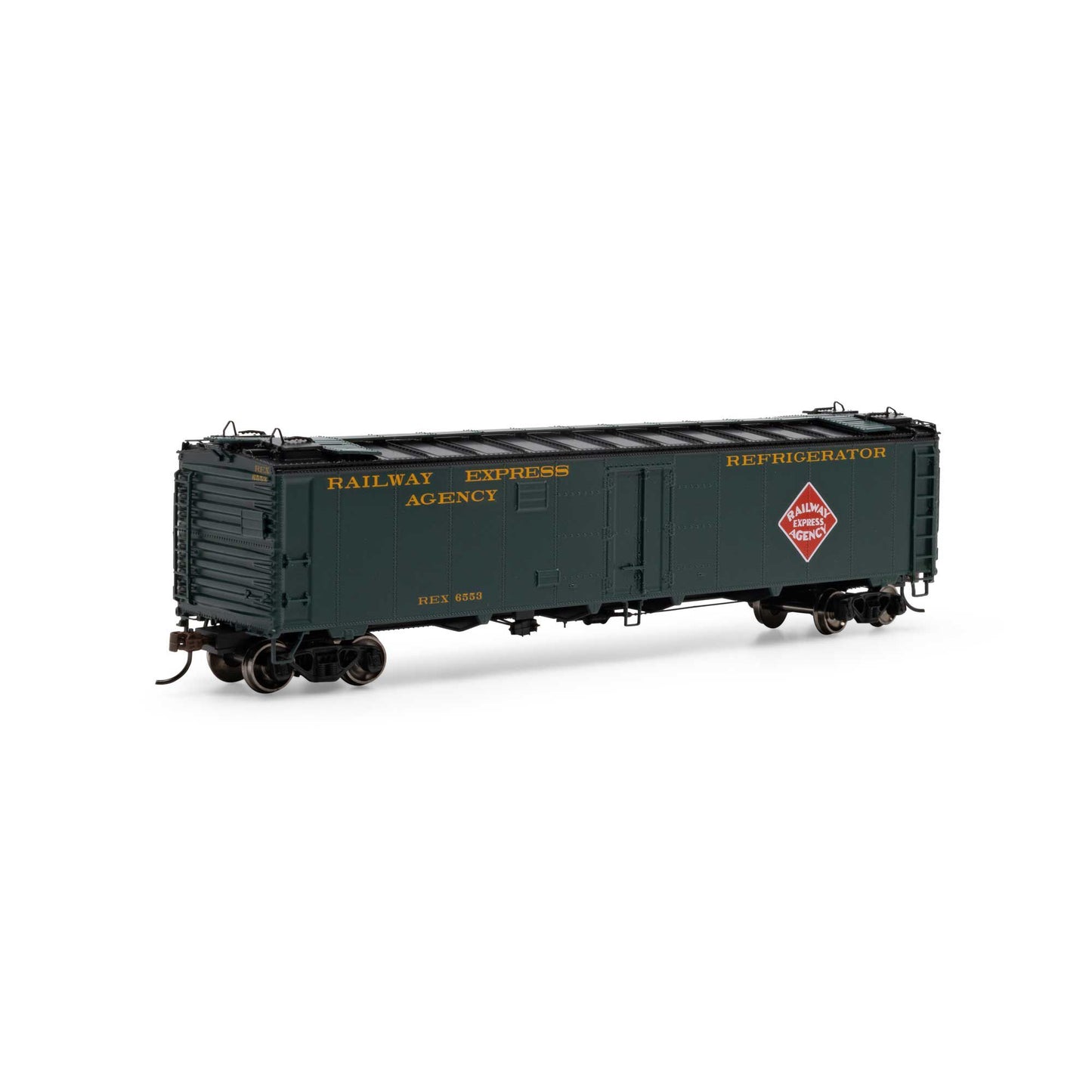 Athearn 50031 HO Railway Express Agency REA 50' Ice Bunker Reefer #6553