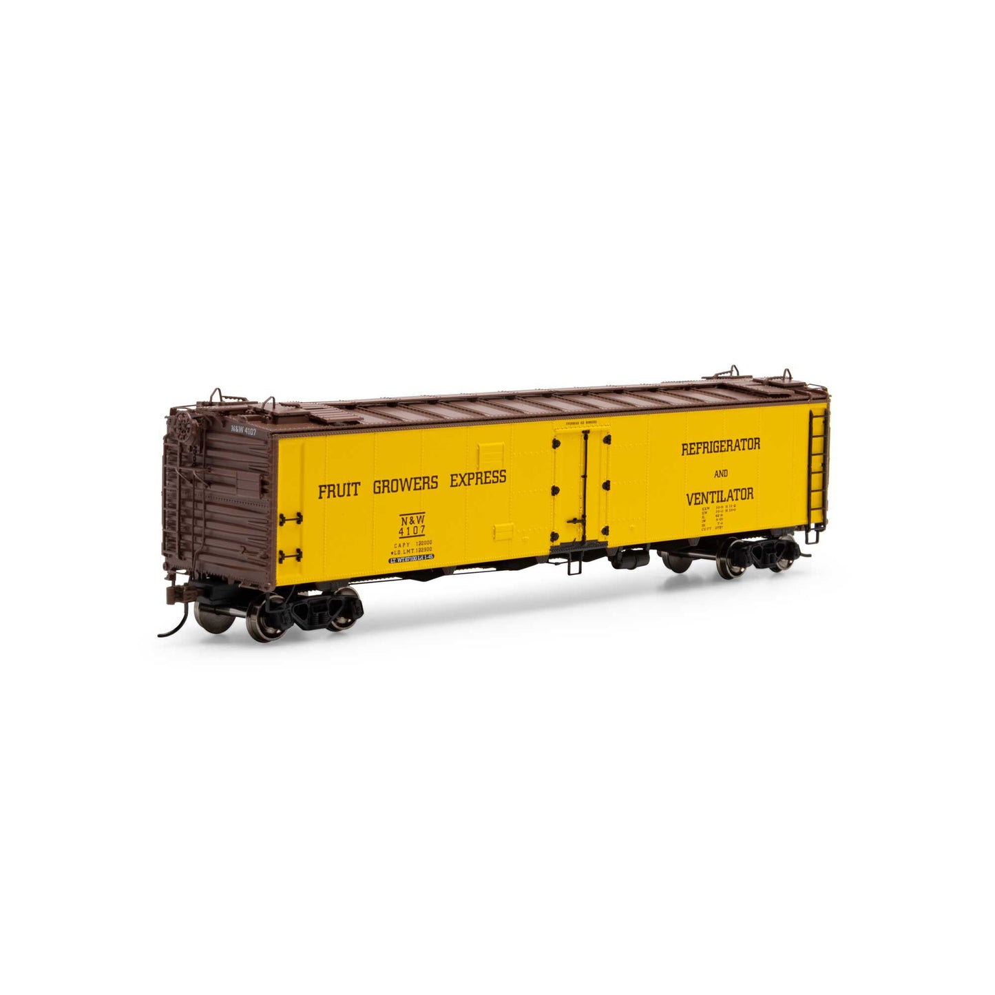 Athearn 50039 HO Norfolk & Western N&W 50' Ice Bunker Reefer #4107