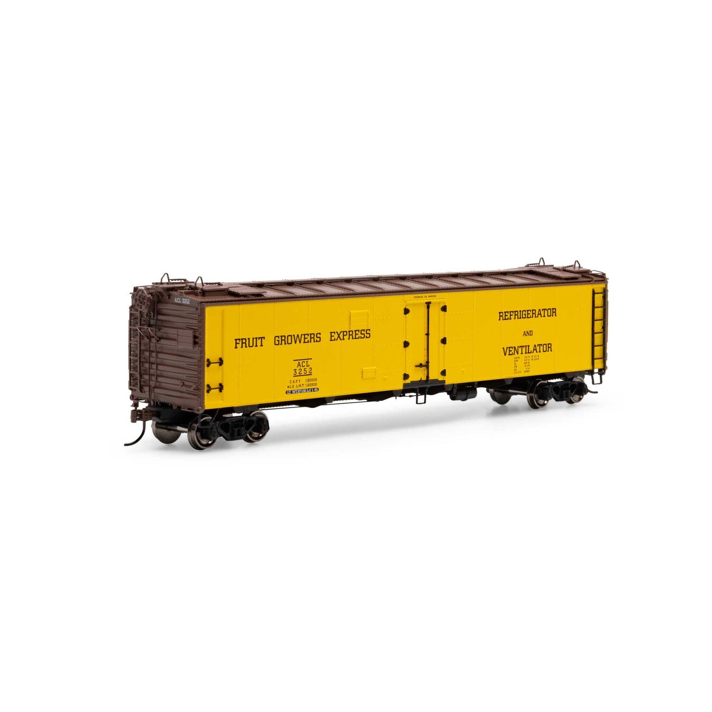 Athearn 50040 HO Atlantic Coast Line ACL 50' Ice Bunker Reefer #3252