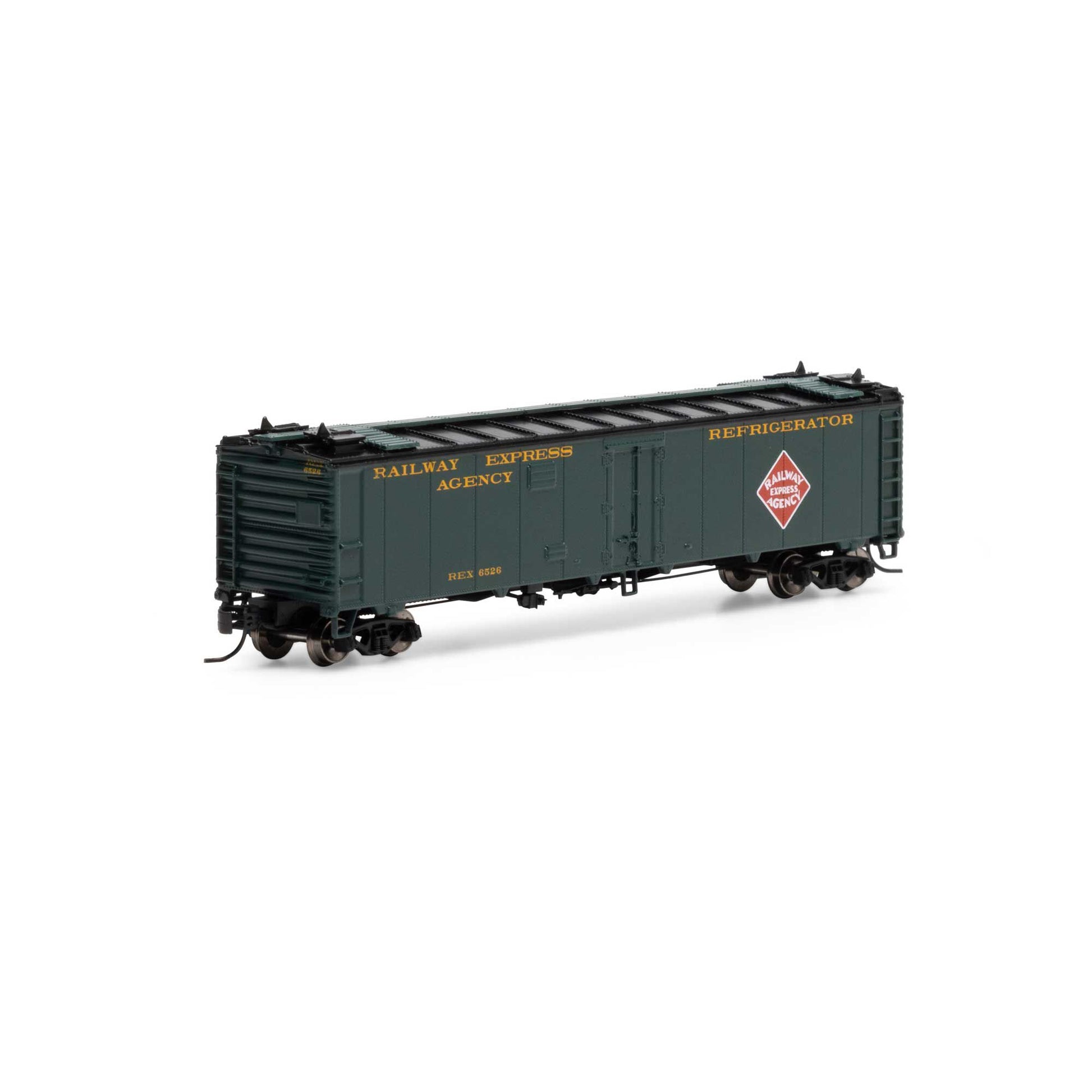 Athearn 18080 N Railway Express Agency REA 50' Ice Bunker Reefer #6526