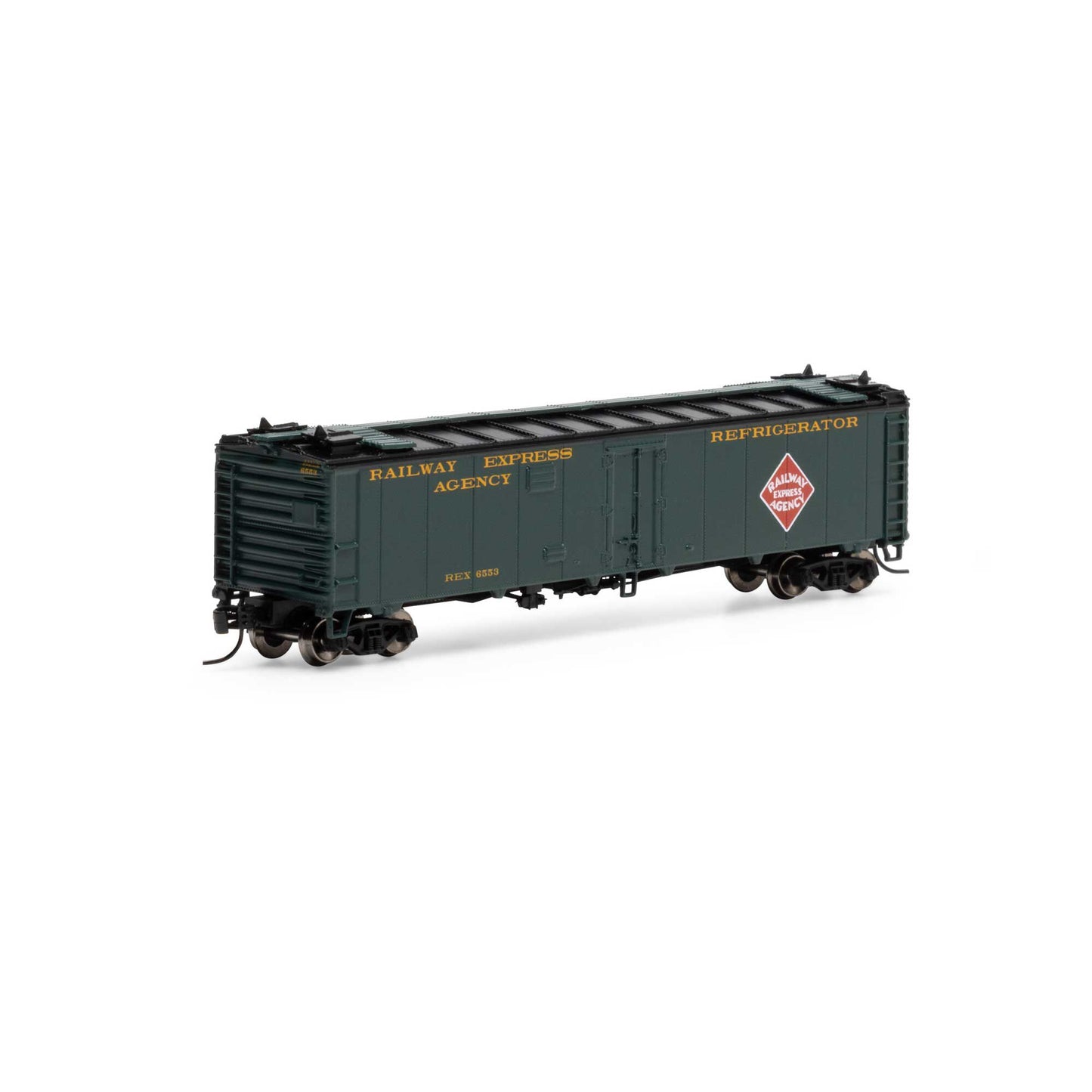 Athearn 18082 N Railway Express Agency REA 50' Ice Bunker Reefer #6553