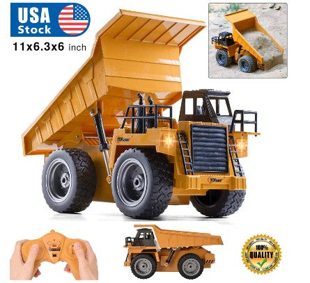 Hui Na Toys 1540 Fisca RC Truck 6 Channel 2.4 GHz Frequency Control Dump Truck
