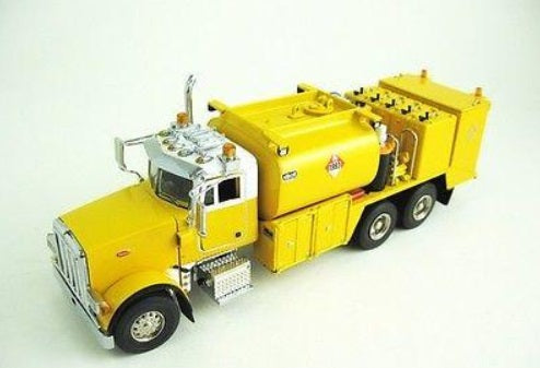 Sword Models SW2041-Y 1:50 Yellow Peterbilt 357 w/Elliot Fuel and Lube Body EX/Box