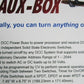 Acme 0808 Aux-Box DCC Appliance Connects to DCC Power Bus to DCC Commands