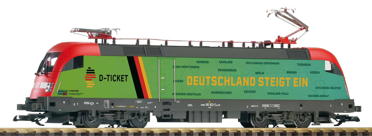 Piko 37401 G D-Ticket DB VI BR182 Taurus Electric Locomotive