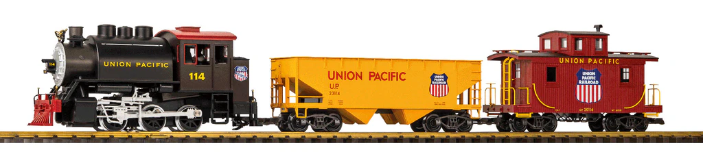 Piko 38113 Union Pacific G Gauge Steam Freight Starter Set - 120V