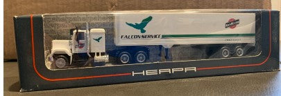 Herpa 851100 1:87 Northwestern Falcon Service CNWZ 208017 Tractor Trailer