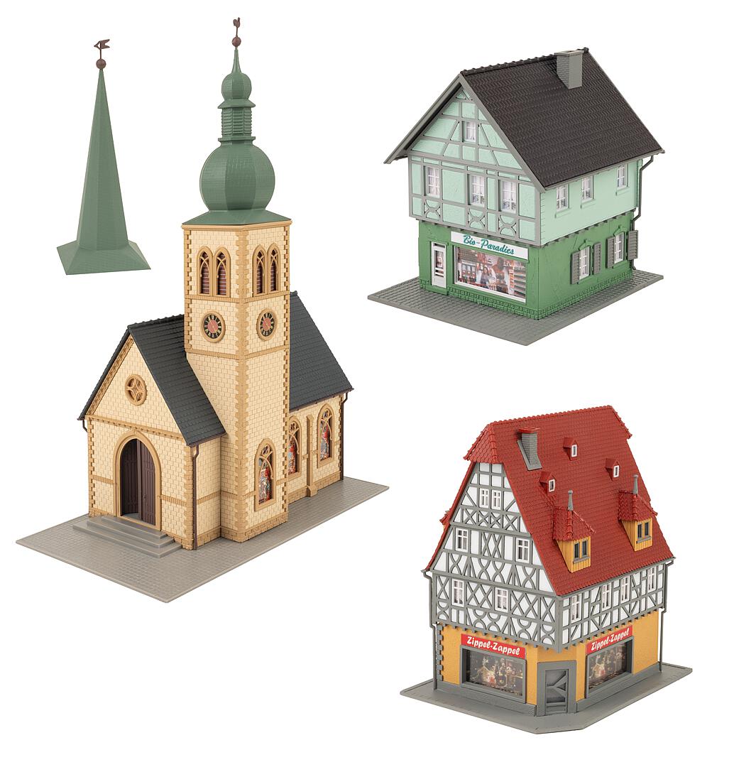 Faller 190038 HO Village Life Promotional-Set Building Kit