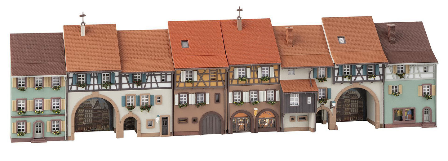 Faller 232174 N 6 Old-Town Relief Houses Building Kit