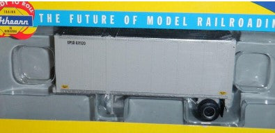 Athearn 91122 HO Ready to Roll UPSU 28' Container w/Chassis