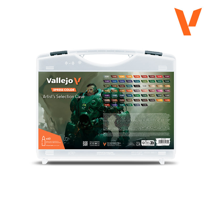 Vallejo Paint 72184 Game Color Xpress Colors Artist’s Selection Case (Set of 60)