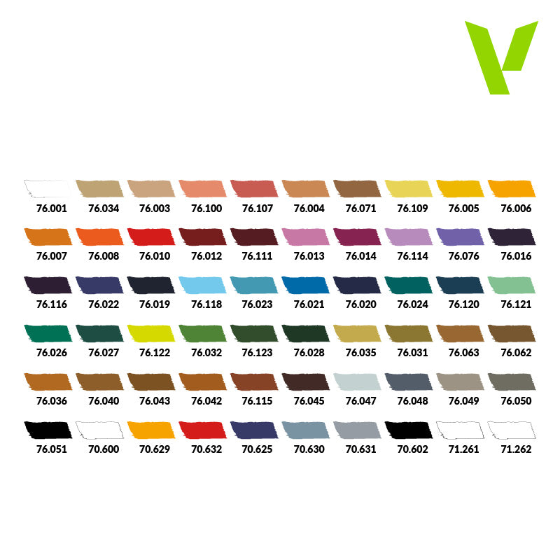 Vallejo Paint 72185 Game Air Creative Full Collection (Set of 60)