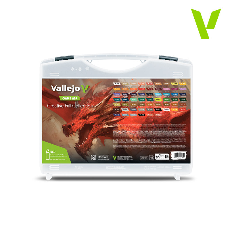 Vallejo Paint 72185 Game Air Creative Full Collection (Set of 60)