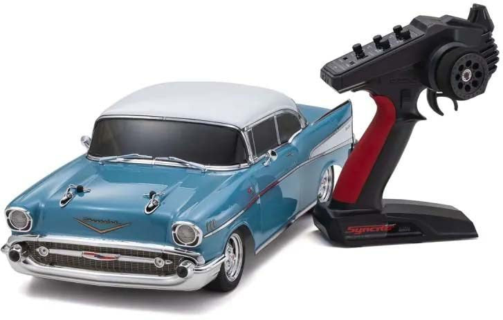 Kyosho 34433T1C 1:10 Tropical Turquoise 1957 Chevy Bel Air Coupe Electric RC Car