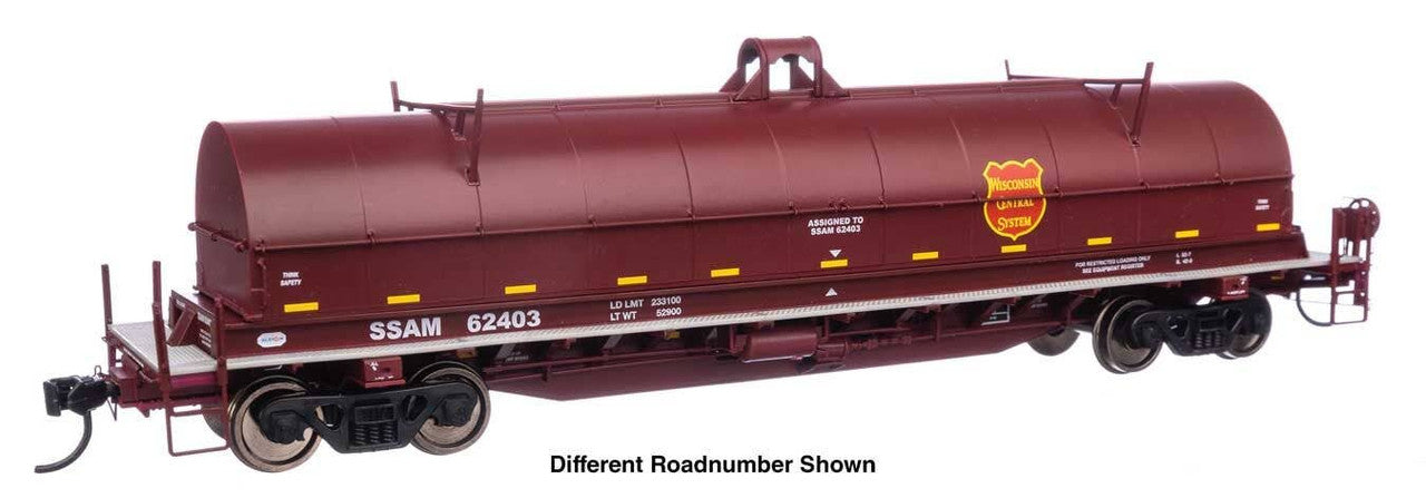 Walthers 920-105718 HO Wisconsin Central 52' NSC Type II Coil Car RTR #62439