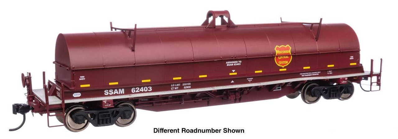 Walthers 920-105718 HO Wisconsin Central 52' NSC Type II Coil Car RTR #62439