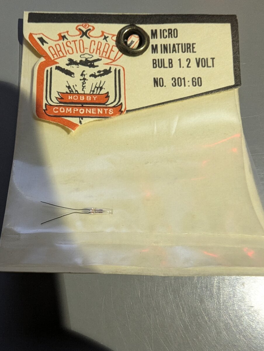 Aristo-Craft 301:60 Micro Miniature Bulb 1.2 Volt