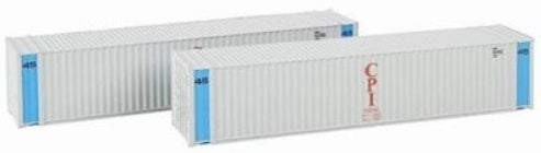 Deluxe Innovations 6100 N Scale CPI 45' Corrugated Containers (Pack of 2)