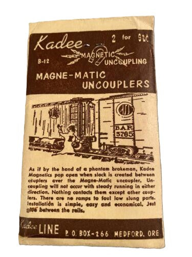 Kadee B-12 HO Magne-Matic Uncouplers (Pack of 2)