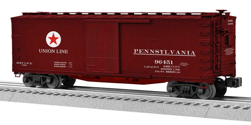 Lionel 2426210 O Pennsylvania Double Sheathed Boxcar #96451