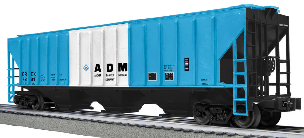 Lionel 2442119 O ADM PS-2CD Covered Hopper #7281