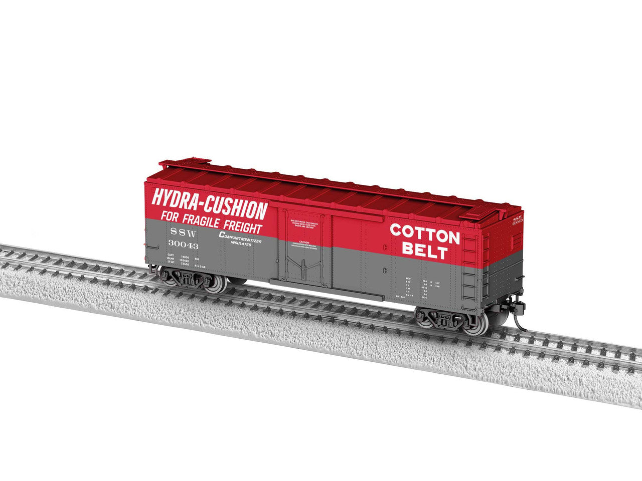 Lionel 2454400 HO Cotton Belt SSW Ready to Run 40' Boxcar #30043