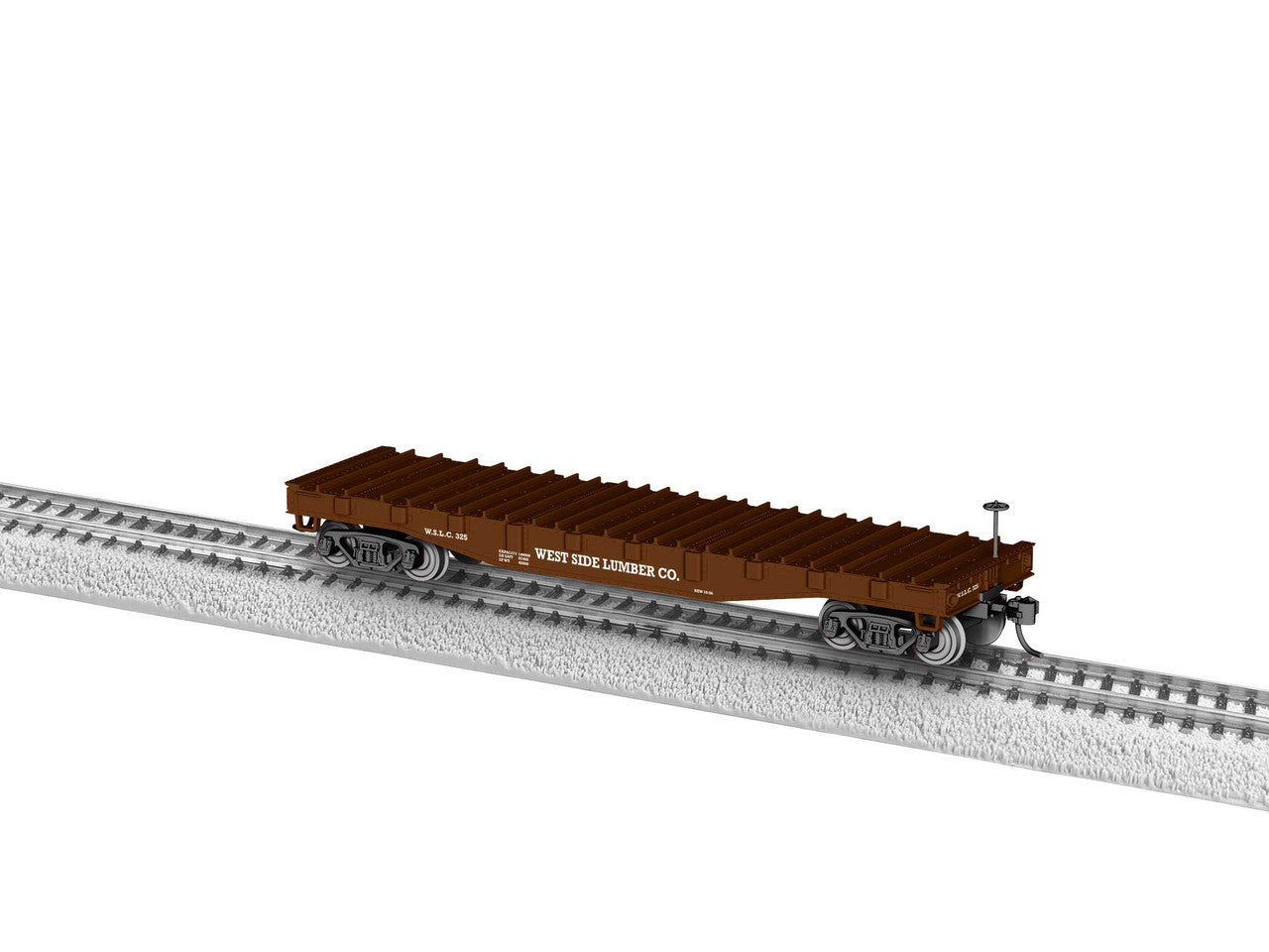 Lionel 2454450 HO West Side Lumber 40' Steel-Deck Steel Mill Flatcar # 325