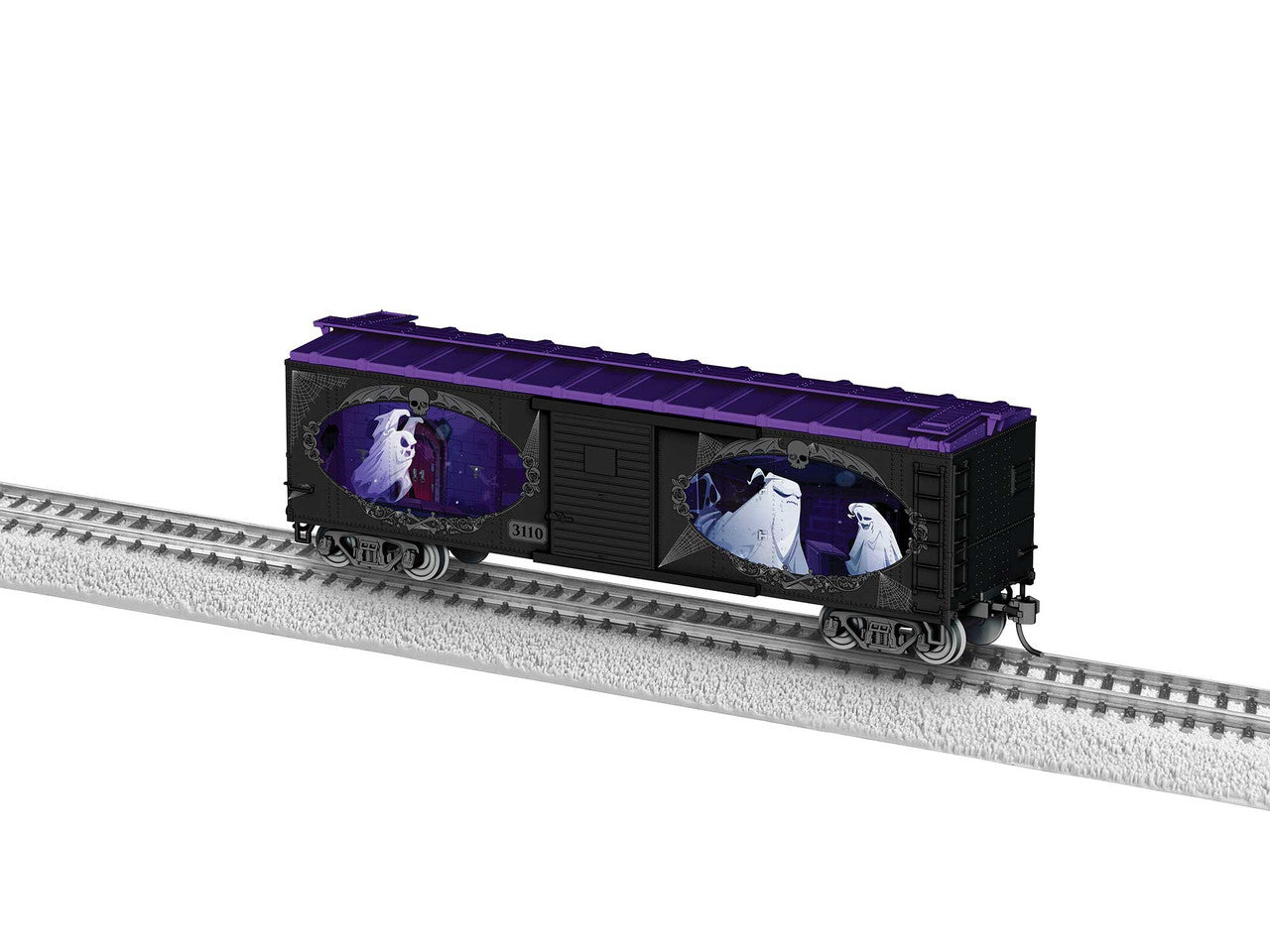 Lionel 2454550 HO  Halloween 40' Steel Flat-End Boxcar w/Sound #3110