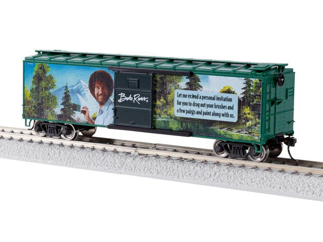 Lionel 2454580 HO Bob Ross Commemorative 40' Steel Flat-End Boxcar