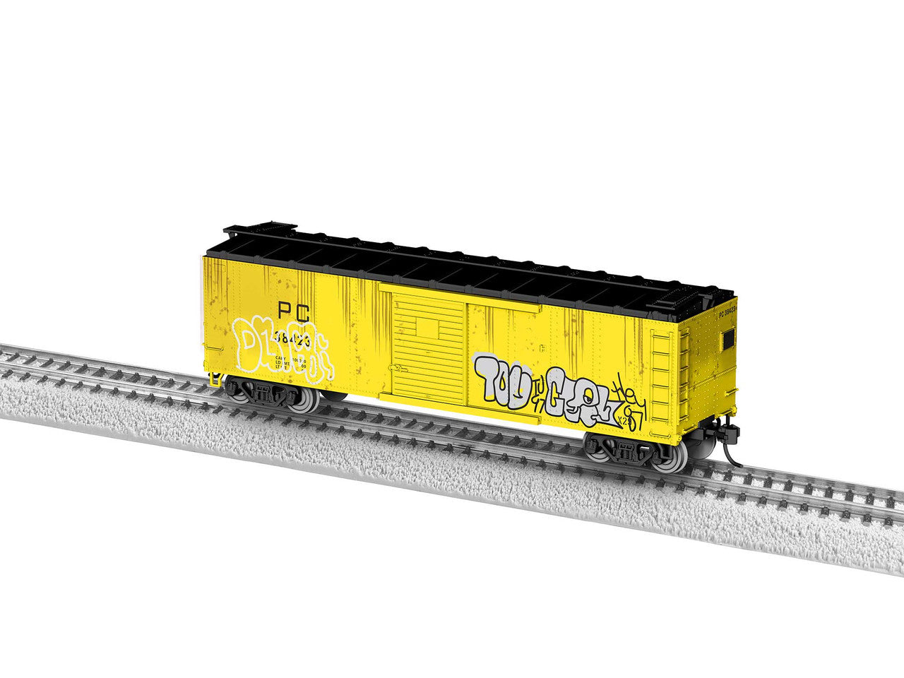 Lionel 2454700 HO Penn Central Graffiti Boxcar #38423