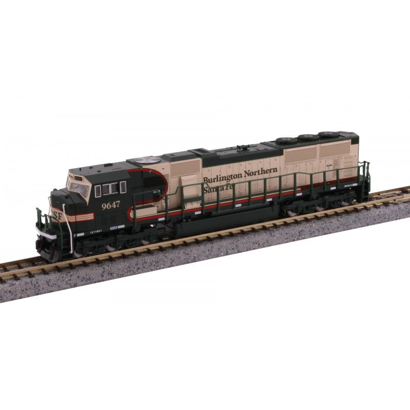 Kato 176-6503-DCC N BNSF SD70MAC Diesel Locomotive w/Preinstalled DCC #9647