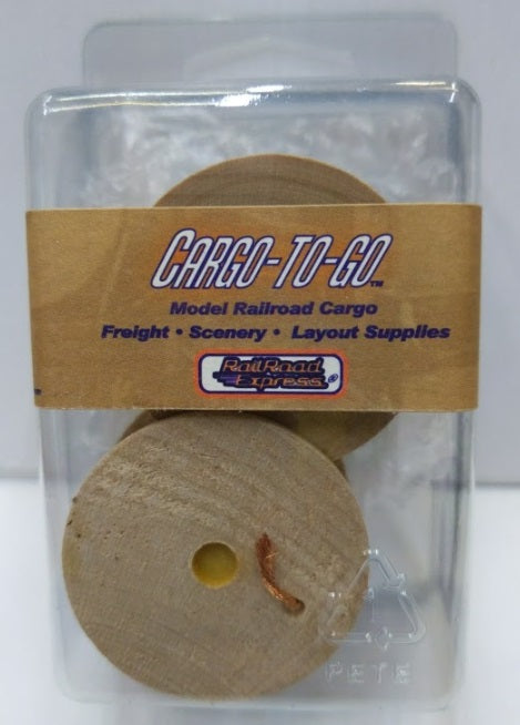 Cargo to Go 040 Wood Cable Reel With Solid Copper Wire (Box of 2)