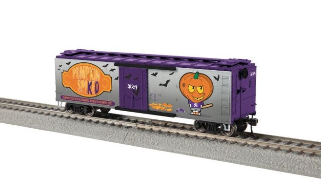 Lionel 2454350 HO Halloween Pumpkin Spiked 40' Steel Reefer Car