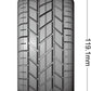 Louise R/C LT3311SX 1:10 ST-Rocket Soft Tires with Removable Hex ST Wheels