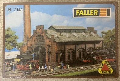 Faller 2142 N Scale Engine Loco Repair Works Shed Workshop Building Kit