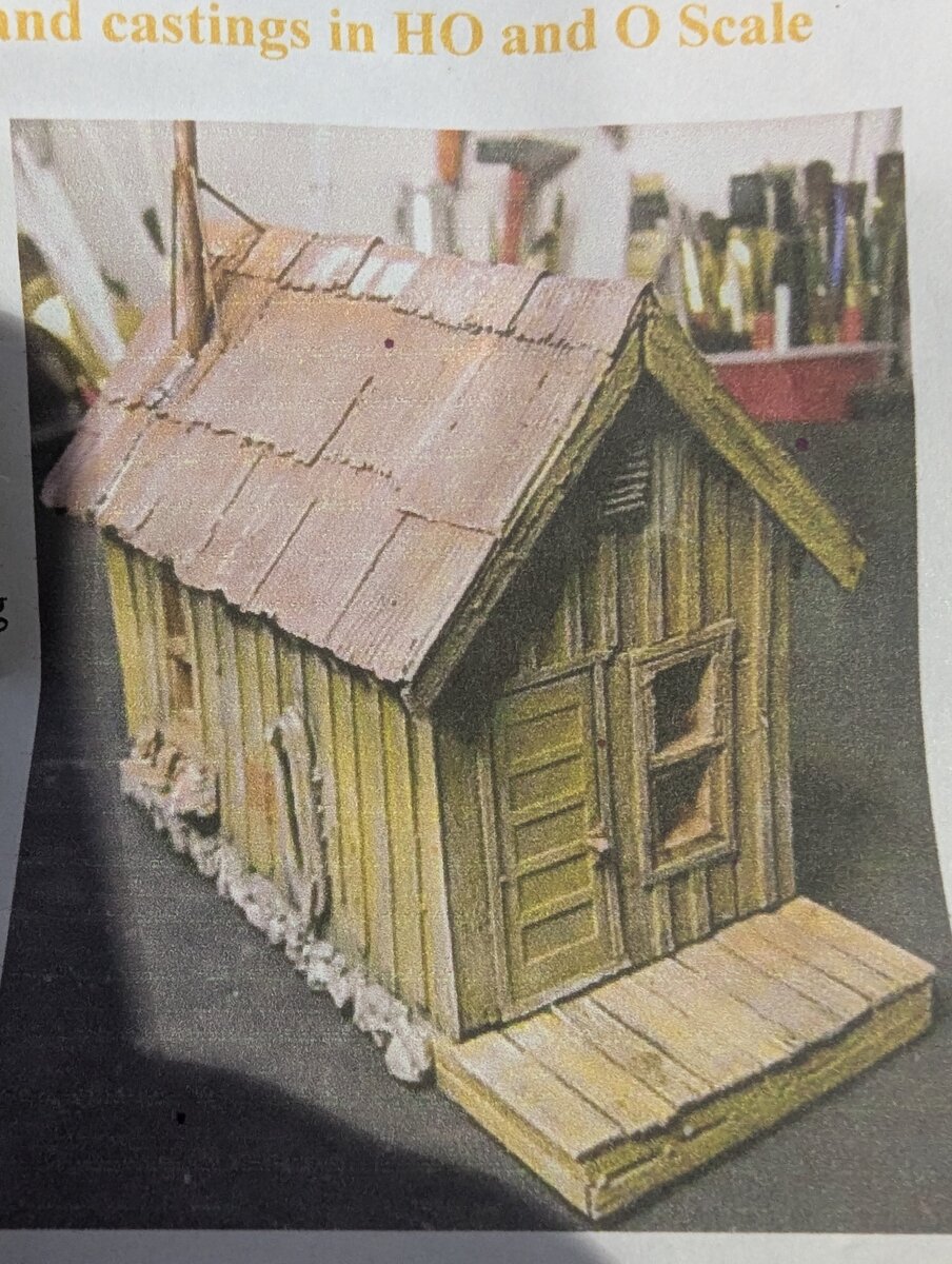 Rusty Rails S-O-07 O Scale Rustic Tool Shed Building Craftsman Kit